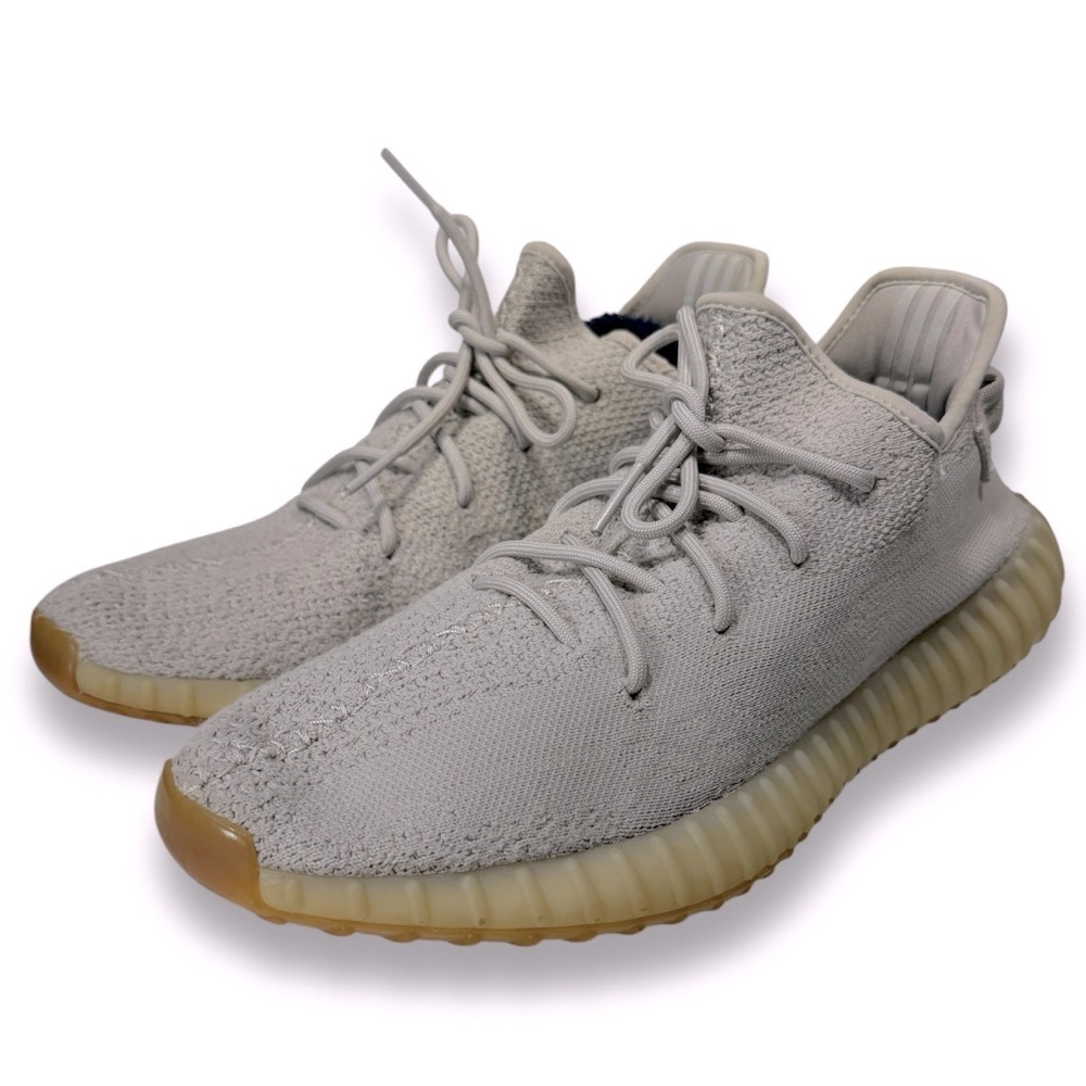 Adidas Yeezy Boost 350 V2 Light Gray Sesame Lace Up Sneakers Size 13 - Picture 13 of 13